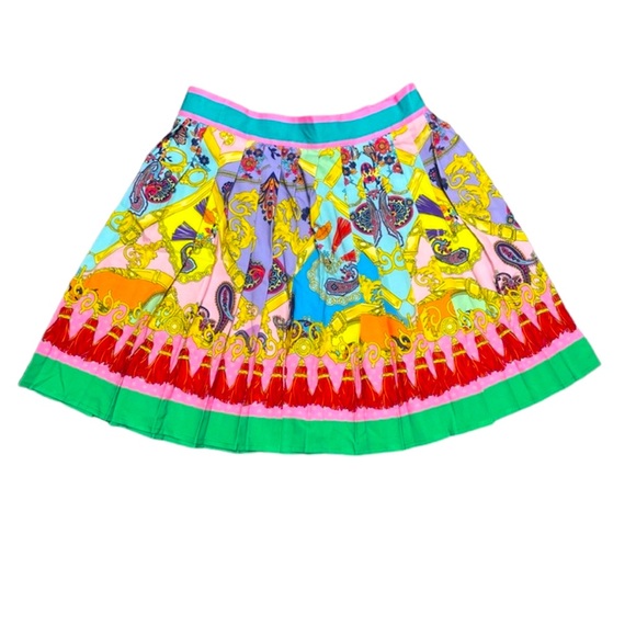 ZCRAVE- NOLITA NWOT colorful light material pleated (tennis-esq) mini SKIRT - Picture 2 of 6